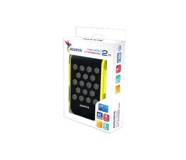 ADATA HD720 2TB USB 3.2 Gen. 1 Czarno-Zielony - 258299 - zdjęcie 3